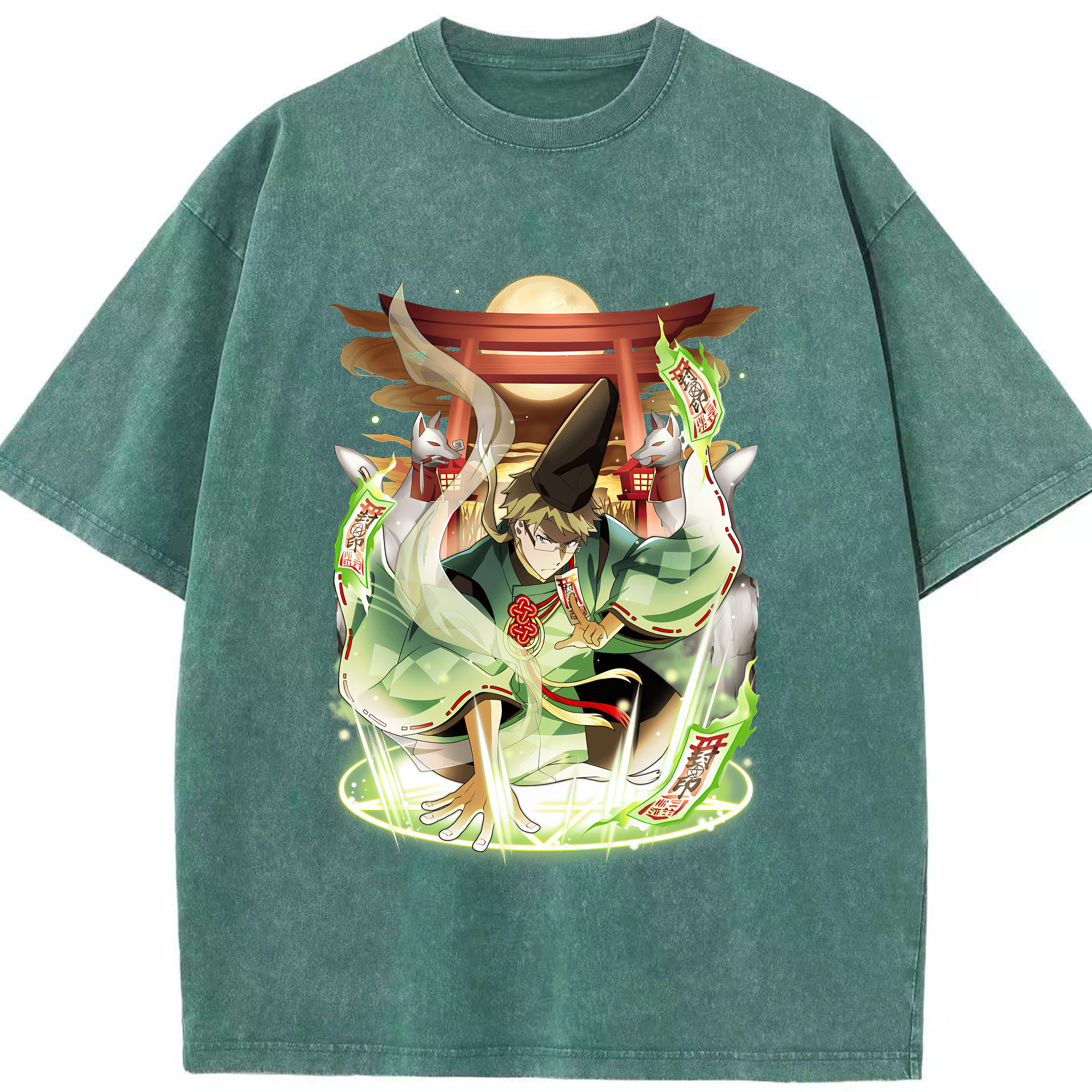 （画像用） 文豪ストレイドッグス Bungo Stray Dogs 綿100% ヴィンテージ風 半袖Tシャツ（フロントプリント）
